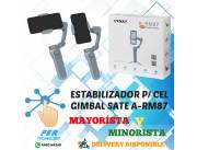 ESTABILIZADOR P/ CELULAR GIMBAL SATE A-RM87 3-AXIS