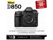 Cámara Nikon D850 Cuerpo. Adquirila en cuotas!