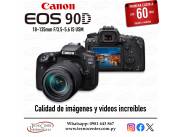 Cámara Canon EOS 90D Kit 18-135mm. Adquirila en cuotas!