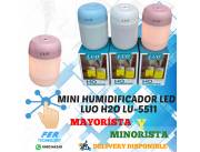 MINI HUMIDIFICADOR CON LED LUO H20 LU-5511