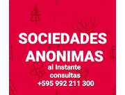 SOCIEDADES ANONIMAS AL INSTANTE