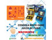 CONSOLA DE BRICK GAME JUEGO DE CUBIS