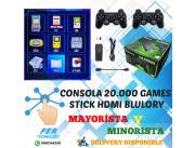 CONSOLA 20.000 GAMES STICK HDMI 4K BLULORY