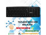 TECLADO MOX MO-K350 USB