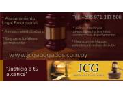 Abogados JCG, juicios, seguros juridicos, sucesiones, registros de marcas, administración