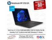 Notebook HP 250 G9 Intel Core i3. Adquirila en cuotas!