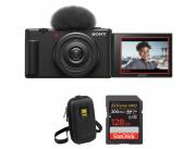 Sony ZV-1F Vlogging Camera with Accessory Kit (Black)