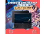 CAMBIO DE BATERÍA PARA NOTEBOOK ACER CE A315-34-C6GE LINUX