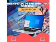 REEMPLAZO DE BATERÍA PARA NOTEBOOK ACER CE SF114-33-C1N6