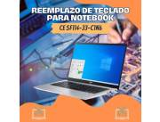 REEMPLAZO DE TECLADO PARA NOTEBOOK ACER CE SF114-33-C1N6