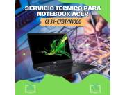 SERVICIO TECNICO PARA NOTEBOOK ACER CE 34-C7BT/N4000