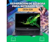 REPARACIÓN DE BISAGRA PARA NOTEBOOK ACER CI5 54-513V