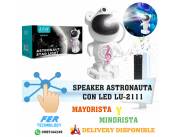 SPEAKER ASTRONAUTA CON LED LU-2111