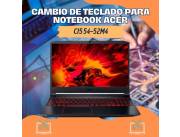 CAMBIO DE TECLADO PARA NOTEBOOK ACER CI5 54-52M4