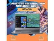 CAMBIO DE TECLADO PARA NOTEBOOK ACER CI5 56-59DL