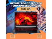 REEMPLAZO DE TECLADO PARA NOTEBOOK ACER CI5 54-52M4