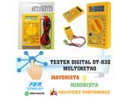 TESTER MULTÍMETRO DIGITAL DT-832