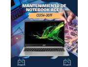 MANTENIMIENTO DE NOTEBOOK ACER CI3 54-307F