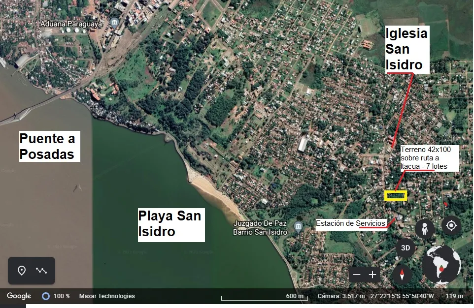 VENDO TERRENO DE 4.200 m2 EN ENCARNACION — foto 2