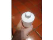 Frasco de plástico blanco y tapa 250ml para palillos aromatizadores y productos cosméticos