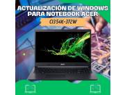 ACTUALIZACIÓN DE WINDOWS PARA NOTEBOOK ACER CI3 54K-372W