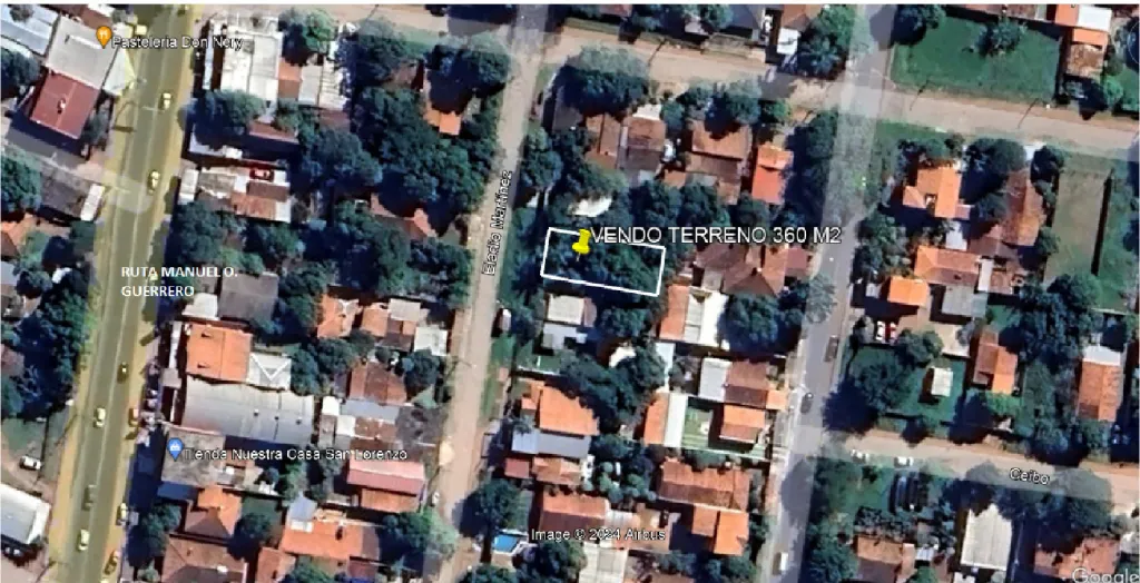 VENDO TERRENO EN SAN LORENZO BARRIO VILLA INDUSTRIAL A MEDIA CUADRA DE MANUEL O. GUERRERO — foto 2