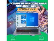 UPGRADE DE WINDOWS PARA NOTEBOOK ACER CI7 PT516-51S-70TP