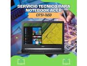 SERVICIO TECNICO PARA NOTEBOOK ACER CI7 51-765D