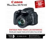 Cámara Canon PowerShot SX70 HS. Adquirila en cuotas!