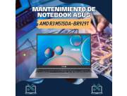 MANTENIMIENTO DE NOTEBOOK ASUS AMD R3 M515DA-BR929T