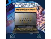 MANTENIMIENTO DE NOTEBOOK ASUS AMD R7 FA506IV-HN245T