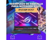 REEMPLAZO DE PANTALLA PARA NOTEBOOK ASUS R9 G513QM-HF292T