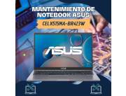 MANTENIMIENTO DE NOTEBOOK ASUS CEL X515MA-BR423W