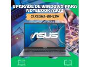 UPGRADE DE WINDOWS PARA NOTEBOOK ASUS CE X515MA-BR423W