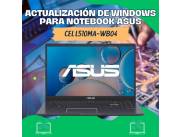 ACTUALIZACIÓN DE WINDOWS PARA NOTEBOOK ASUS CEL L510MA-WB04