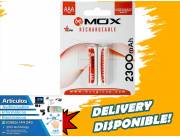 PILA RECARGABLE MOX AAA X2 2300MAH