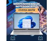 MANTENIMIENTO DE NOTEBOOK ASUS CI5 X515JA-BQ129W