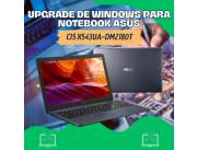 UPGRADE DE WINDOWS PARA NOTEBOOK ASUS CI5 X543UA-DM2180T