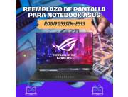 REEMPLAZO DE PANTALLA PARA NOTEBOOK ASUS ROG I9 G533ZM-ES93