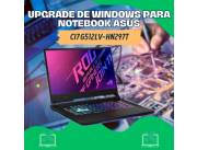 UPGRADE DE WINDOWS PARA NOTEBOOK ASUS CI7 G512LV-HN297T