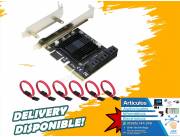 PLACA PCI EXPRESS SATA 3.0 6 PUERTOS