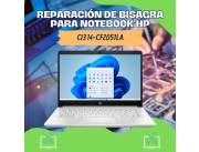 REPARACIÓN DE BISAGRA PARA NOTEBOOK HP CI3 14-CF2051LA