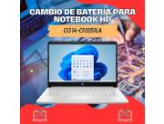 CAMBIO DE BATERÍA PARA NOTEBOOK HP CI3 14-CF2051LA