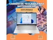 CAMBIO DE TECLADO PARA NOTEBOOK HP CI3 15-DY2061LA