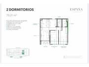 Vendo departamento en Pozo de 2 habitaciones en Edificio España Las Mercedes