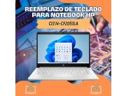 REEMPLAZO DE TECLADO PARA NOTEBOOK HP CI3 14-CF2051LA