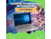 SERVICIO TECNICO PARA NOTEBOOK HP CI3 15-DY0016LA