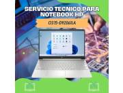 SERVICIO TECNICO PARA NOTEBOOK HP CI3 15-DY2061LA