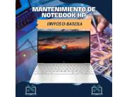 MANTENIMIENTO DE NOTEBOOK HP ENVY CI5 13-BA1123LA