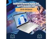 MANTENIMIENTO DE NOTEBOOK HP CI5 15-DY2504LA